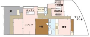 Takumi Apartment　間取り