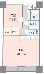 Mプラザ1005　間取り