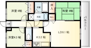 モン・シェリ　マ・シェリ3LDK(102・105・107・202・205・207・302・305・402・405・407)