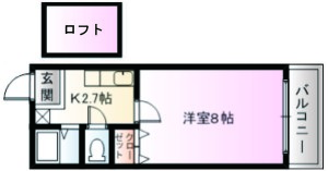 ウエストウィング　2F　間取り