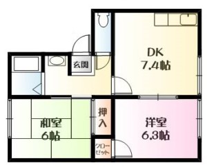 コンフォート彦根　間取り